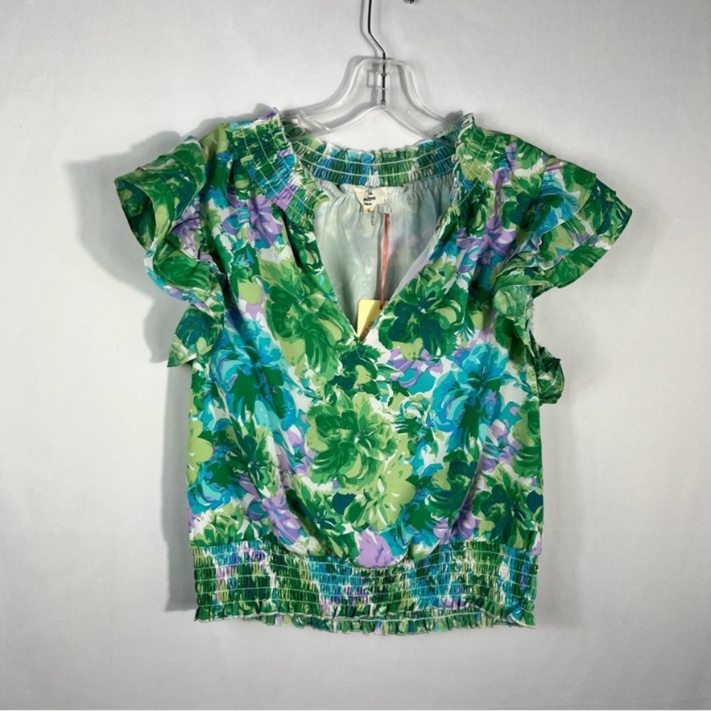 NWT Entro Floral Top - Picture 2 of 5